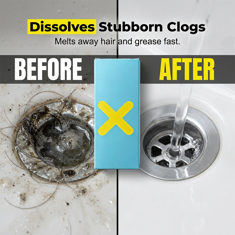Active Oxygen Drain Cleaner Powder