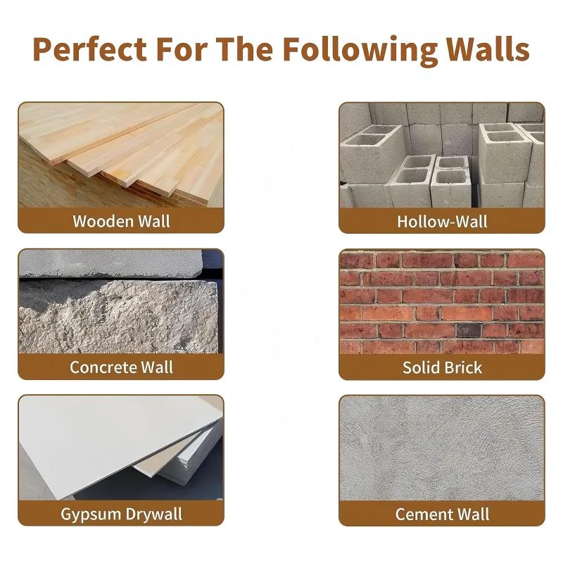Self Drilling Drywall Anchors with Screws Kit