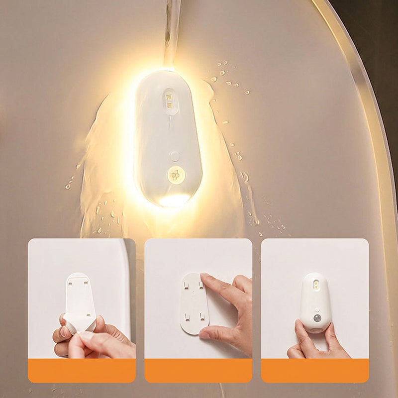 Motion-Sensing Rechargeable Toilet Night Light