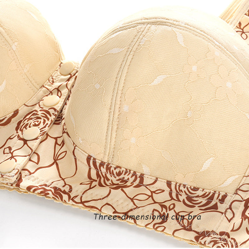 Wire-Free Support Bra with Wide Straps