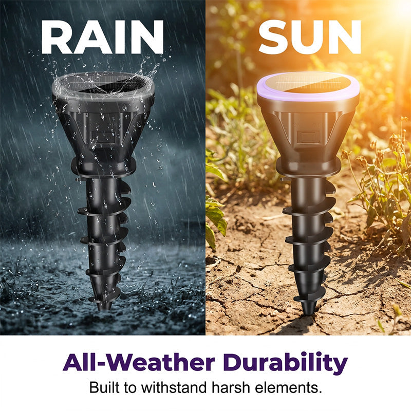 🔥Over 100,000 sold! 🛡️ Repel snakes, insects, rodents and protect your home! 🏡️ Solar Powered Ultrasonic Mouse Repeller