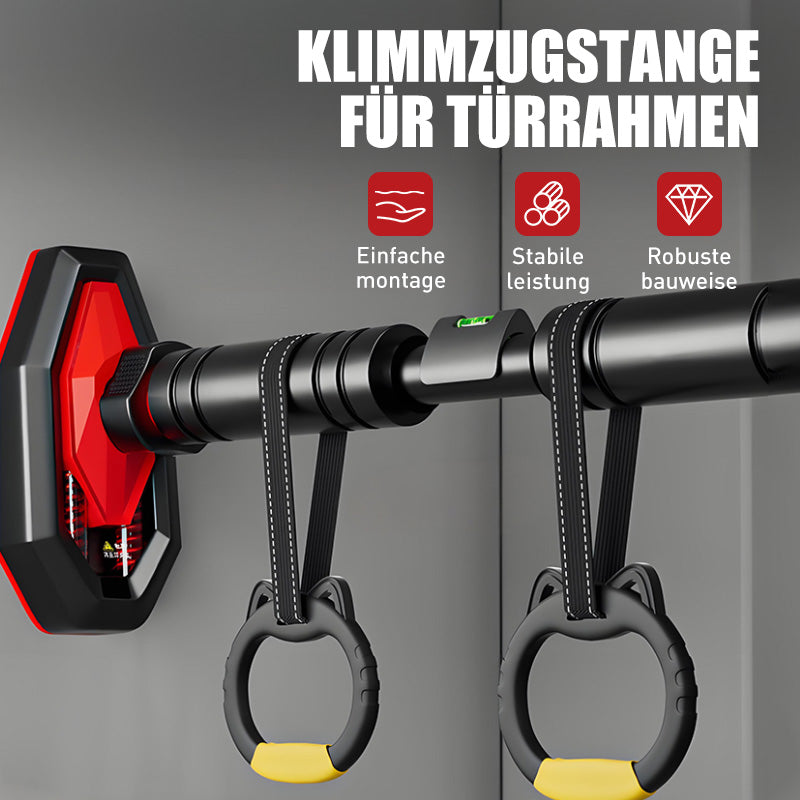 💪🚪 Pull-up bar for door frames – 50% OFF! Triangular, non-slip base, double spring reinforcement – sturdy, safe, no drilling required. 🔥🏠