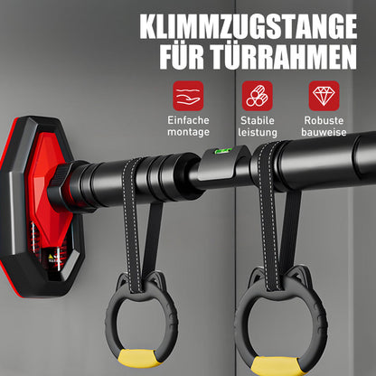💪🚪 Pull-up bar for door frames – 50% OFF! Triangular, non-slip base, double spring reinforcement – sturdy, safe, no drilling required. 🔥🏠