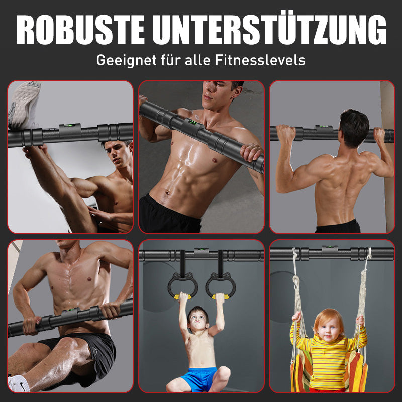 💪🚪 Pull-up bar for door frames – 50% OFF! Triangular, non-slip base, double spring reinforcement – sturdy, safe, no drilling required. 🔥🏠