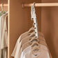 🧥📦 Foldable clothes hanger – 5 hooks, space-saving, perfect for travel!