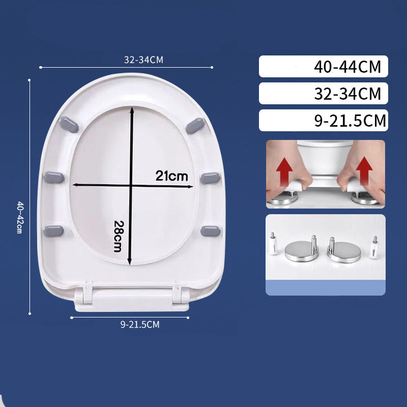 Durable Slow-Close Toilet Seat