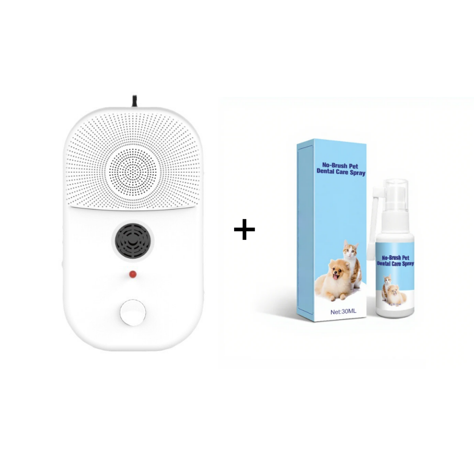 2-in-1 Pet Air Purifier & Ultrasonic Mite Repellent Device