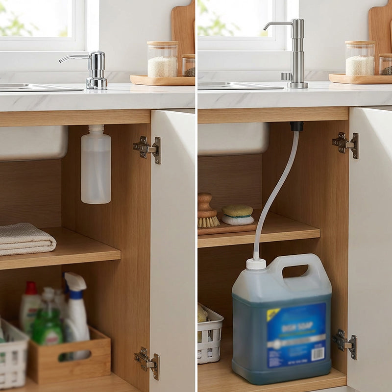 Quick-Install Kitchen Sink Soap Dispenser