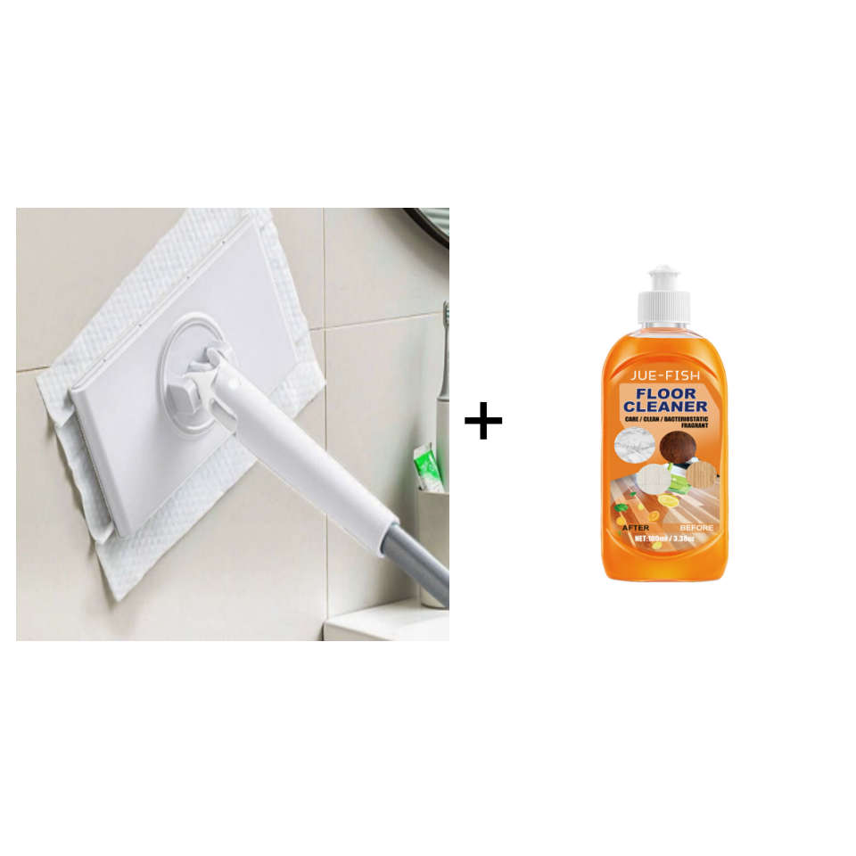 Hands-Free Mini Mop Compatible with Face Towels