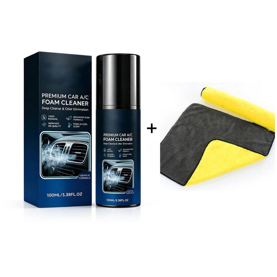 Car Air Conditioner Foam Cleaner Deep Vent Odor Eliminator