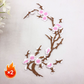 Elegant Plum Blossom Iron-On Patch