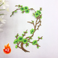 Elegant Plum Blossom Iron-On Patch
