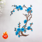 Elegant Plum Blossom Iron-On Patch