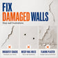 Easy-Apply Quick-Drying Wall Repair Paste