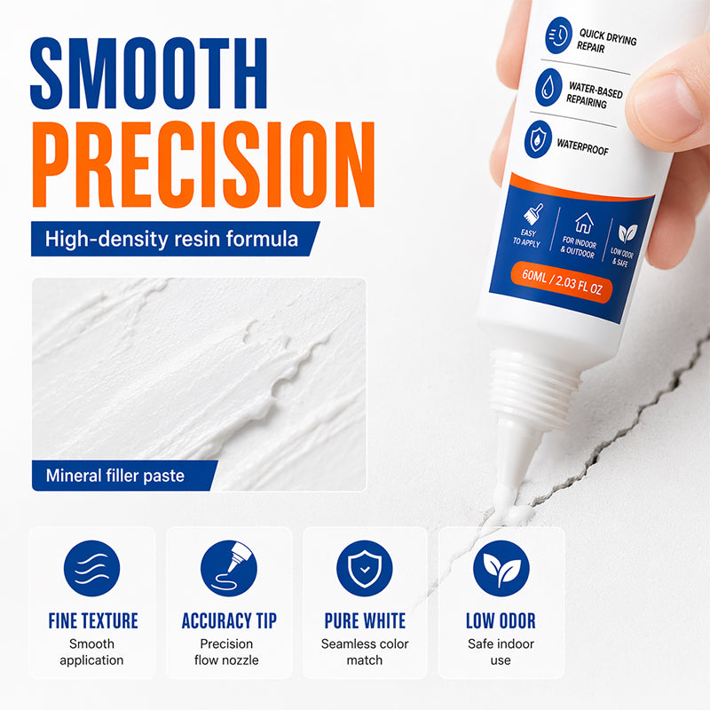 Easy-Apply Quick-Drying Wall Repair Paste