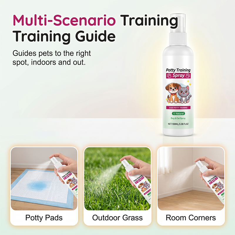 Pet Potty Training Spray for Dogs & Cats