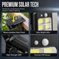 Solar Powered Motion Sensor Clip Light