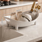 Kitchen Dish Drying Rack with Utensil Holder
