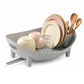 Kitchen Dish Drying Rack with Utensil Holder