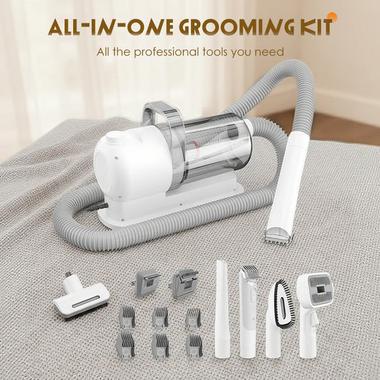 All-in-One Pet Grooming Vacuum Kit