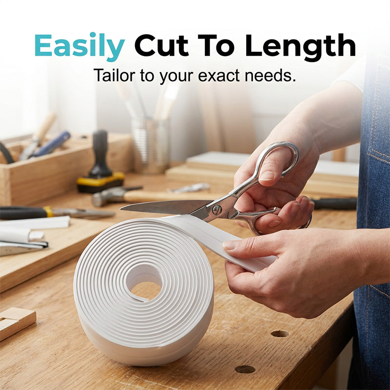 🥳2026 HOT SALE🥳💞50K+ SOLD!🚿🛡️ 50% OFF! Waterproof Sealing Tape – No caulk, no tools – just peel & stick. Seals sinks, tubs & counter gaps instantly – save on expensive call‑outs! 🏠✨