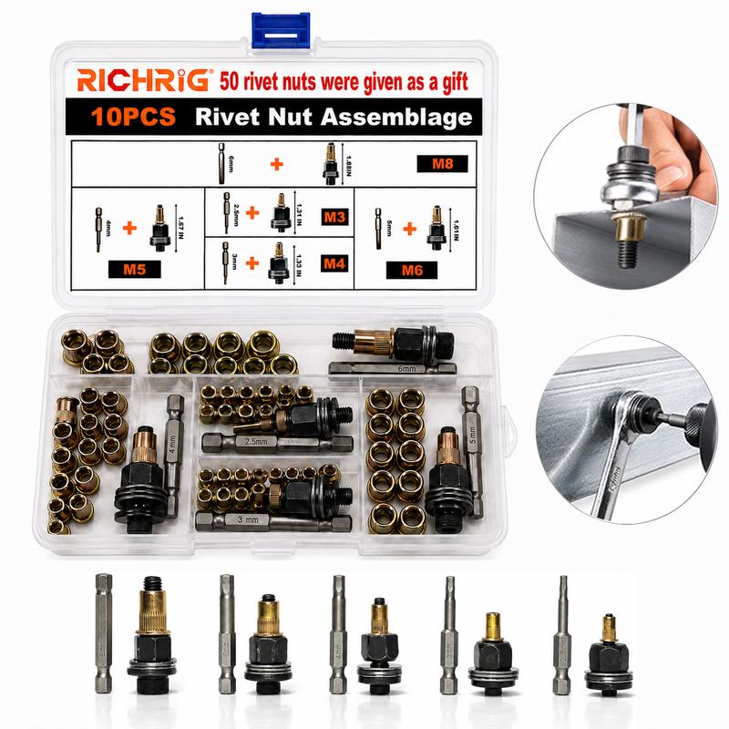 M3 to M12 Rivet Nut Tool Kit