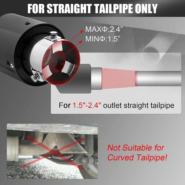 Universal LED Car Exhaust Pipe