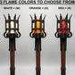 Medieval Torch Wall Sconce Vintage Flame Effect Wall Lamp