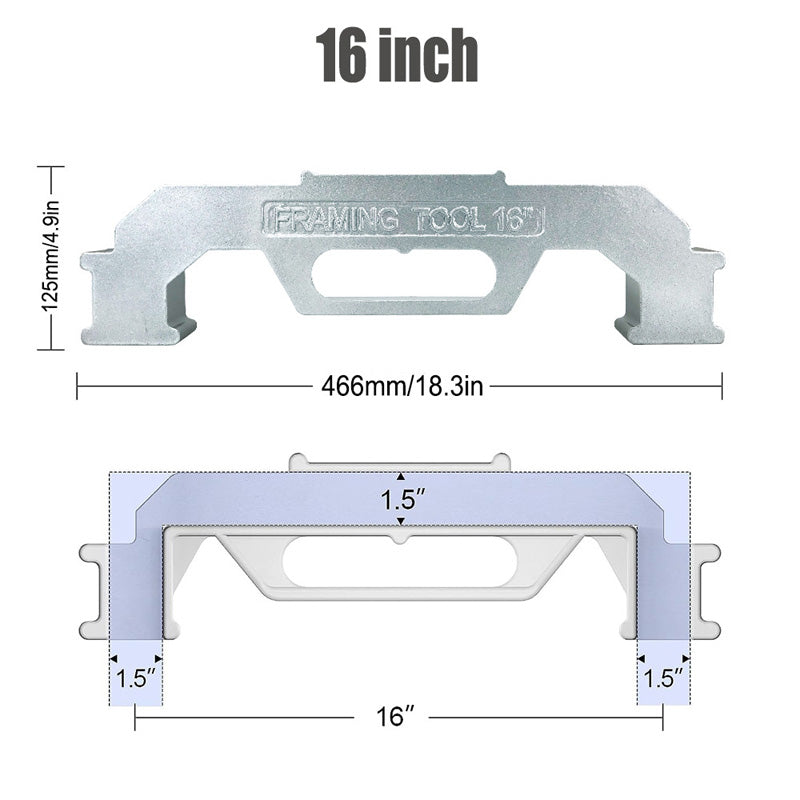 📐 50% OFF NOW! 🔨 Framing Stud Layout Tool – Accurate, Efficient & Durable Aluminum Alloy 🛠️
