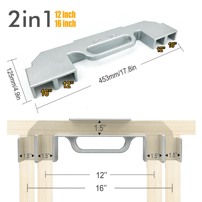 📐 50% OFF NOW! 🔨 Framing Stud Layout Tool – Accurate, Efficient & Durable Aluminum Alloy 🛠️