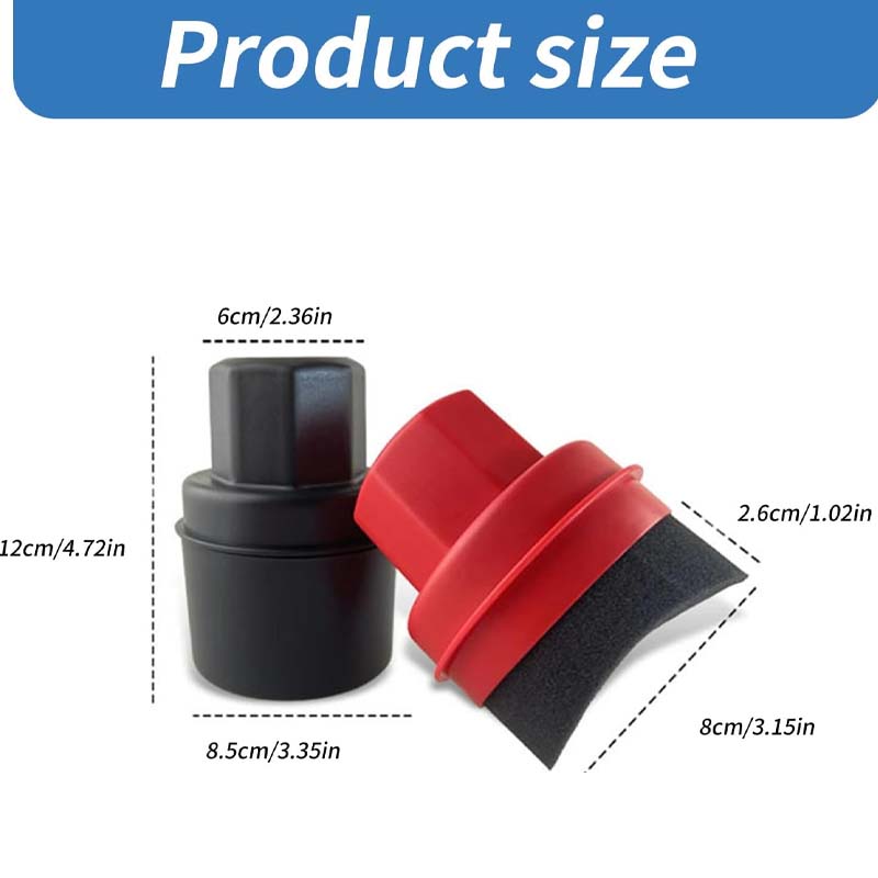 Tire Shine Sponge with Applicator Brush & Cover