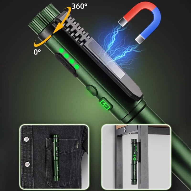 Multifunctional Pen-Shaped Strong Magnetic Work Light