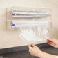 Kitchen Wrap Organizer with Dual Sliding Cutter