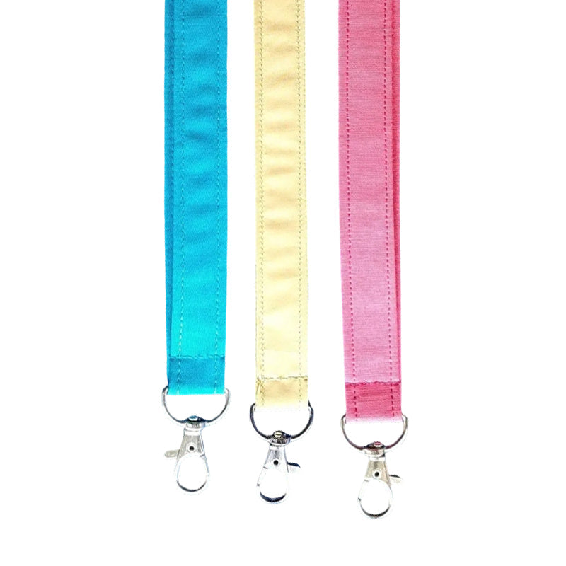 Plain Fabric Pen Lanyard