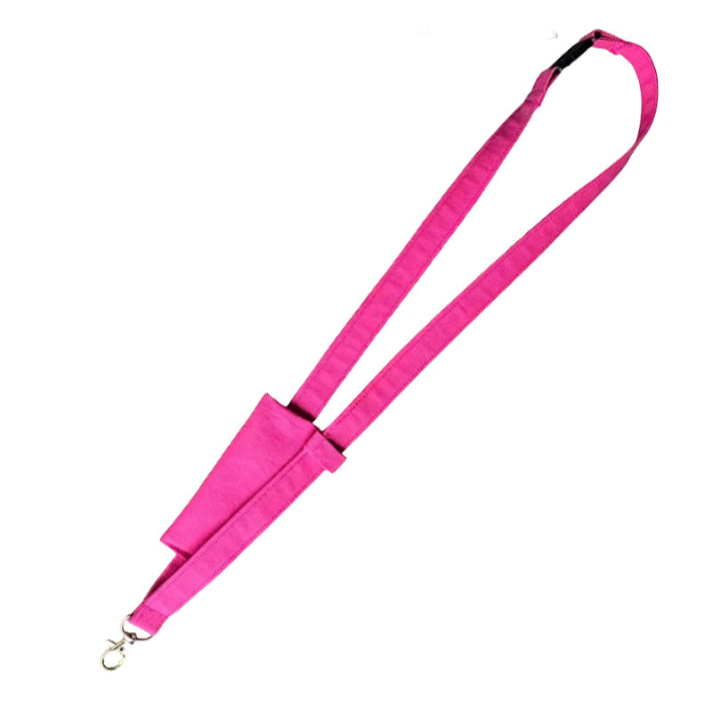 Plain Fabric Pen Lanyard