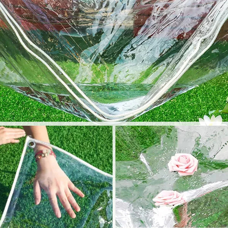 Heavy Duty Weatherproof Clear Tarps 14 Mil