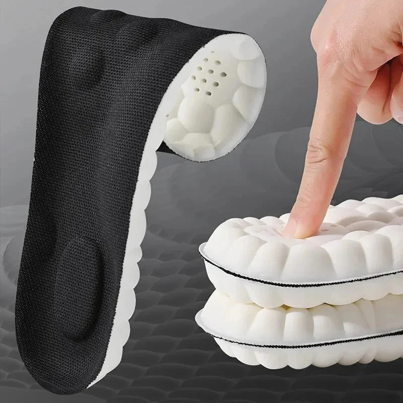 Hoch elastische Latex-Sport-Einlegesohlen Weiche Schuhpolster Fußgewölbestütze Orthopädische Einlegesohlen Atmungsaktiv Deodorant Stoßdämpfung Polsterung