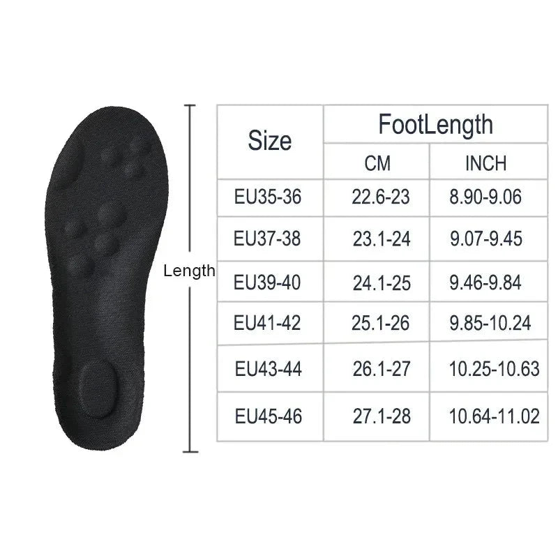 Hoch elastische Latex-Sport-Einlegesohlen Weiche Schuhpolster Fußgewölbestütze Orthopädische Einlegesohlen Atmungsaktiv Deodorant Stoßdämpfung Polsterung