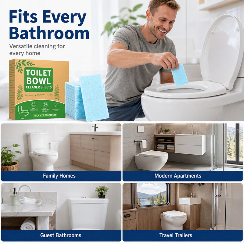 Fast Dissolving Toilet Bowl Cleaner Sheets