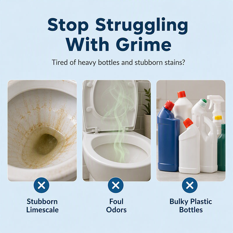 Fast Dissolving Toilet Bowl Cleaner Sheets