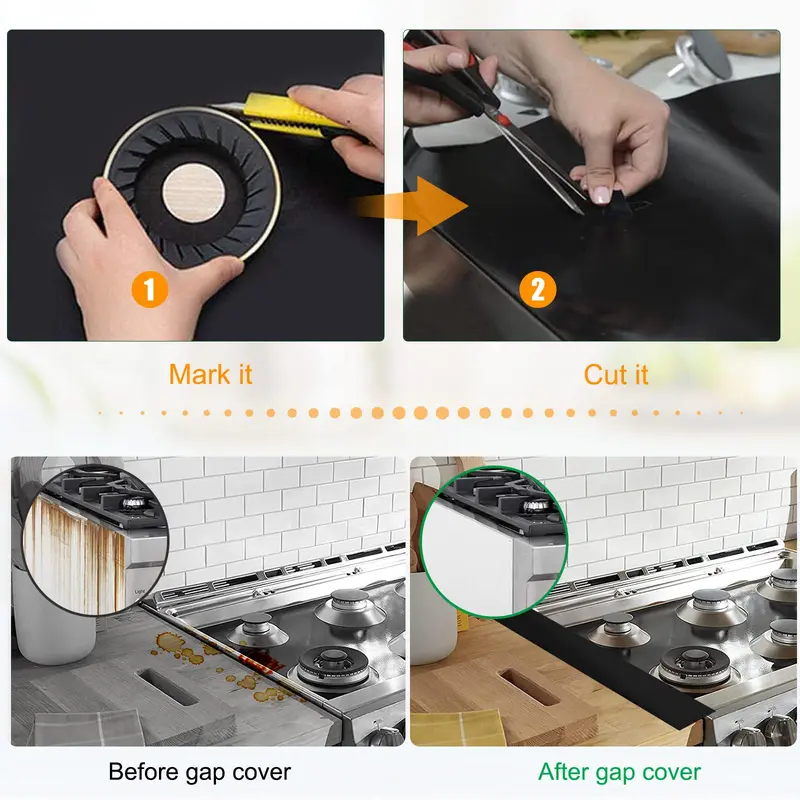 Reusable Gas Stove Burner Protectors