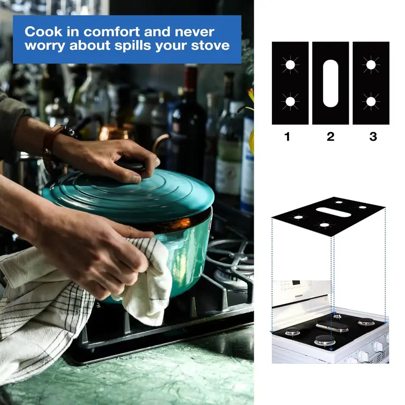 Reusable Gas Stove Burner Protectors