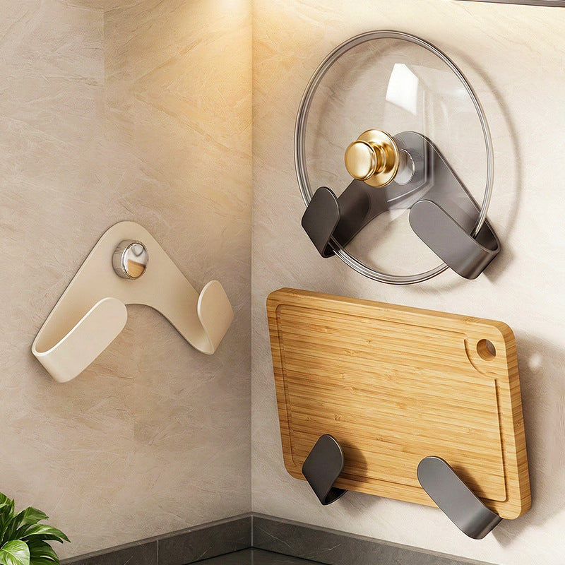 No-Drill Suction Cup Pot Lid Holder