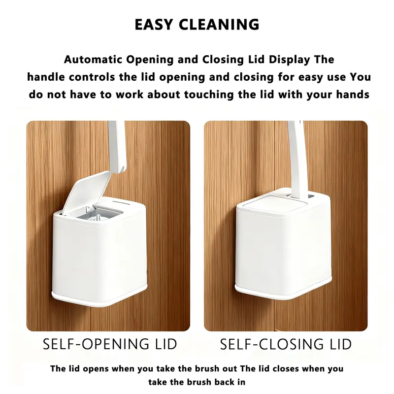 Disposable Toilet Brush Set with 18 Refills