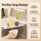 Carbon Steel Triangular Sink Corner Drain Rack