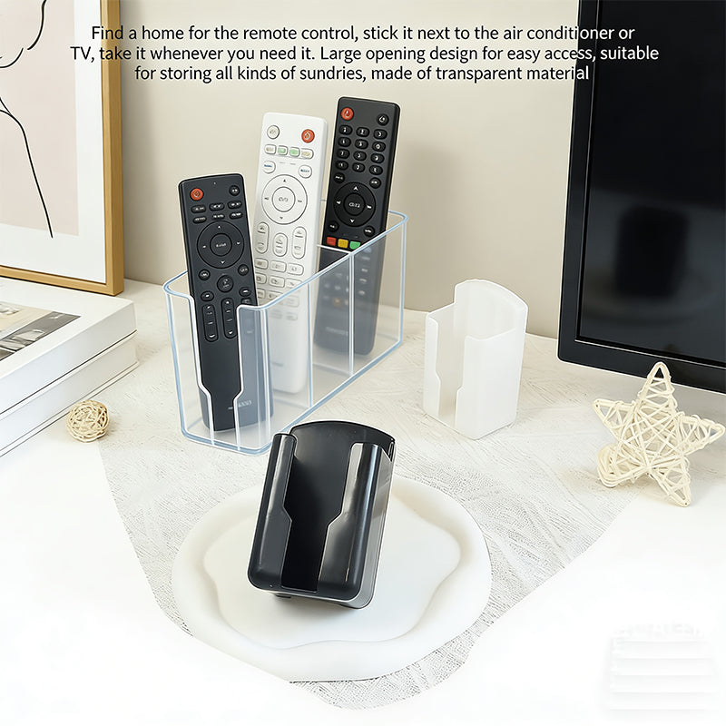 2 PCS Wall-Mounted Remote Control Holder