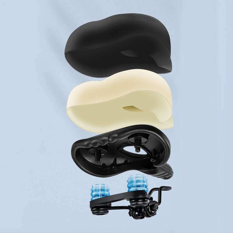 Waterproof Bicycle Saddle with Soft Memory Foam Cushion