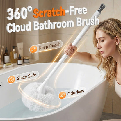 360° Scratch-Free Cloud Bathroom Brush