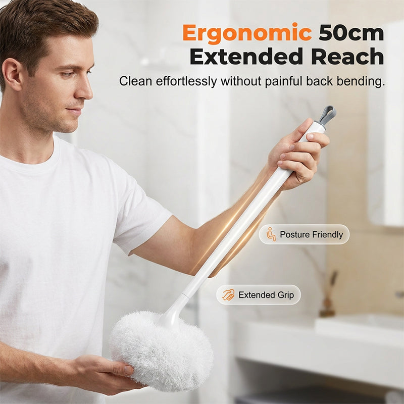 360° Scratch-Free Cloud Bathroom Brush