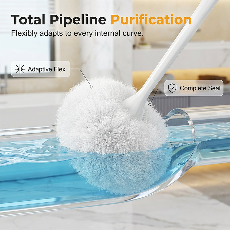 360° Scratch-Free Cloud Bathroom Brush